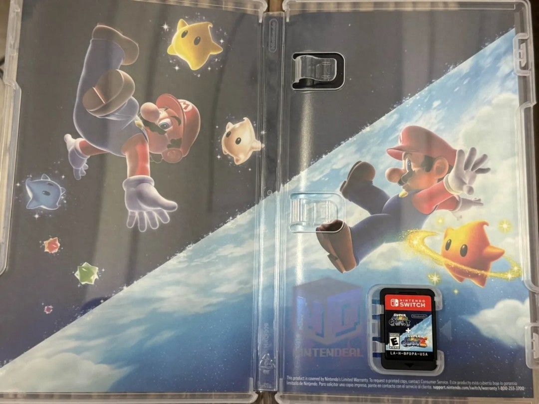 超级马里奥银河2下载_马里奥银河1+2合集实体卡带提前曝光_Switch 2 支持 4K 画质辅助模式