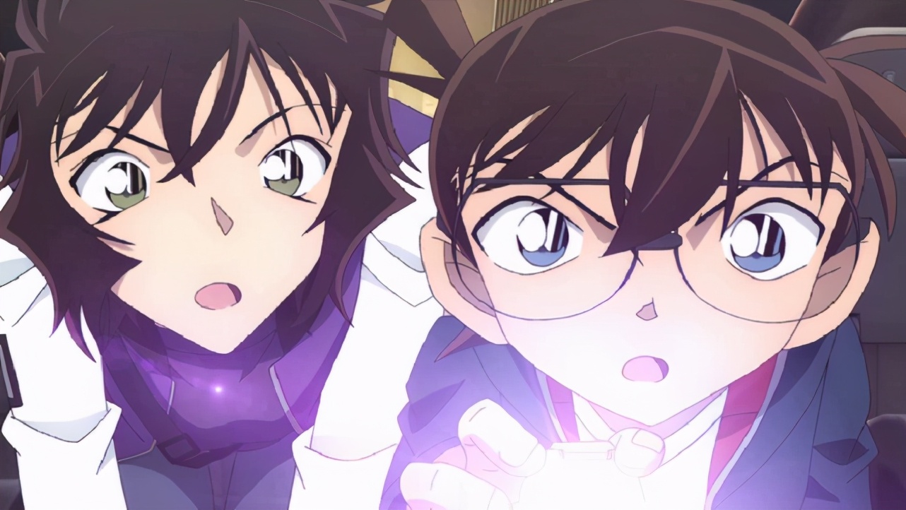 名侦探柯南绯色的子弹青山刚昌手绘海报_名侦探柯南绯色的子弹剧场版引进_名侦探柯南 剧场版 全集 下载